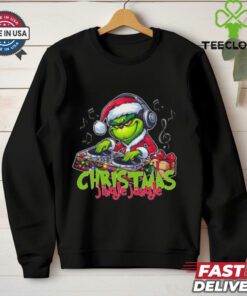 The Grinch Christmas Jingle Jangle Shirt with a fun, festive design featuring the Grinch and holiday elements.