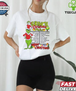 The Grinch Christmas Playlist Merry Christmas 2024 T Shirt