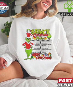 The Grinch Christmas Playlist Merry Christmas 2024 T Shirt 2 The Grinch Christmas Playlist Merry Christmas 2024 T Shirt