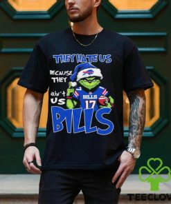 The Grinch Christmas They Hate Us Because Ain’t Us Buffalo Bills Football Shirt