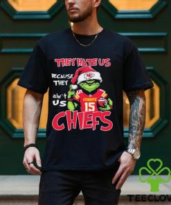 The Grinch Christmas They Hate Us Because Ain’t Us Kansas City Chiefs Football Shirt