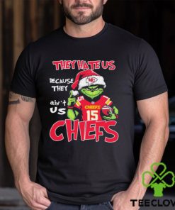 The Grinch Christmas They Hate Us Because Ain’t Us Kansas City Chiefs Football Shirt 1 The Grinch Christmas They Hate Us Because Ain’t Us Kansas City Chiefs Football Shirt