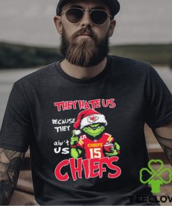 The Grinch Christmas They Hate Us Because Ain’t Us Kansas City Chiefs Football Shirt 3 The Grinch Christmas They Hate Us Because Ain’t Us Kansas City Chiefs Football Shirt