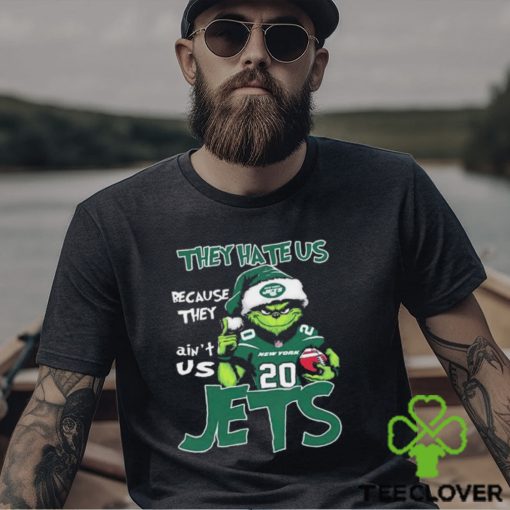 The Grinch Christmas They Hate Us Because Ain’t Us New York Jets Football Shirt