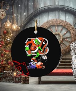 The Grinch Cincinnati Bengals Stomp On NFL Teams Christmas Ornament