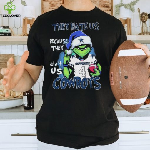 The Grinch Cowboys Player They Hate Us Because Ain’t Us Dallas Cowboys Football Christmas T hoodie, sweater, longsleeve, shirt v-neck, t-shirt