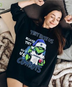 The Grinch Cowboys Player They Hate Us Because Ain’t Us Dallas Cowboys Football Christmas T hoodie, sweater, longsleeve, shirt v-neck, t-shirt