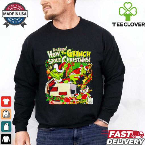 The Grinch Dr Seuss how the Grinch Stokle Christmas graphic shirt