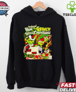 The Grinch Dr Seuss how the Grinch Stokle Christmas graphic shirt