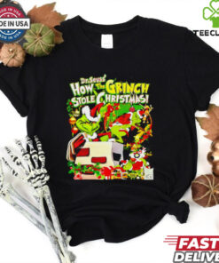 The Grinch Dr Seuss how the Grinch Stokle Christmas graphic shirt