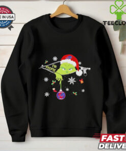 The Grinch Ew People holding Buffalo Bills Christmas ornament shirt