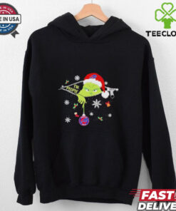 The Grinch Ew People holding Buffalo Bills Christmas ornament shirt