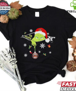 The Grinch Ew People holding Cincinnati Bengals Christmas ornament shirt