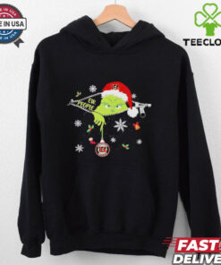 The Grinch Ew People holding Cincinnati Bengals Christmas ornament shirt