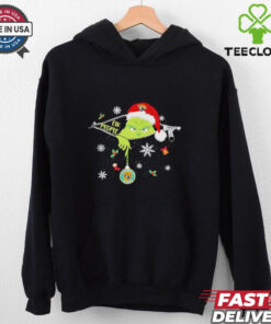 The Grinch Ew People holding Jacksonville Jaguars Christmas ornament shirt