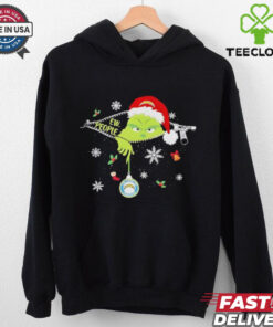 The Grinch Ew People holding Los Angeles Chargers Christmas ornament shirt