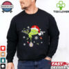 The Grinch Ew People holding Houston Texans Christmas ornament shirt