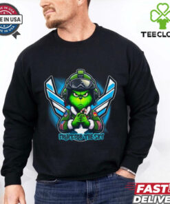 The Grinch Fight For The Sky Merry Christmas Shirt with holiday-themed design.