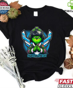 The Grinch Fight For The Sky Merry Christmas Shirt with holiday-themed design.