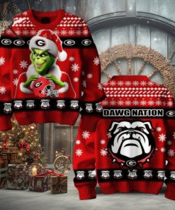 The Grinch Georgia Bulldogs Dawg Nation Ugly Sweater