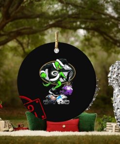 The Grinch Green Bay Packers Stomp On NFL Teams Christmas Ornament