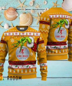 The Grinch Hand Fireball Ugly Christmas Sweater