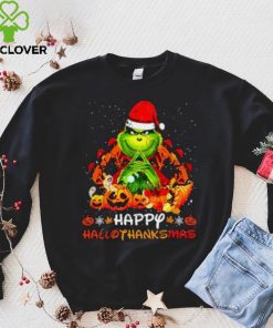The Grinch Happy Hallothanksmas Halloween Thanksgiving And Christmas 2023 Shirt