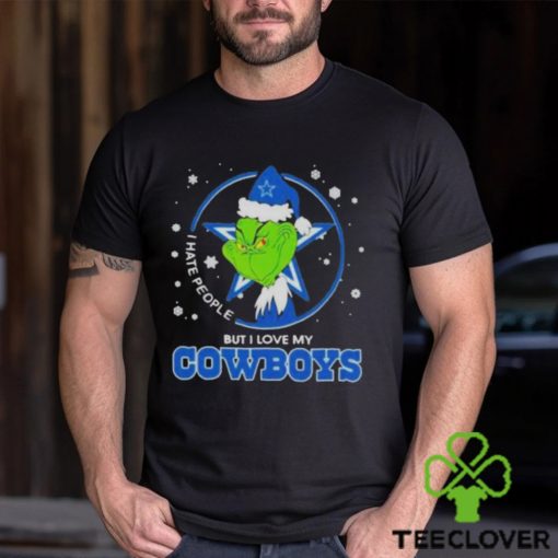 The Grinch Hate People But I Love My Dallas Cowboys Nfl 2023 Shirt