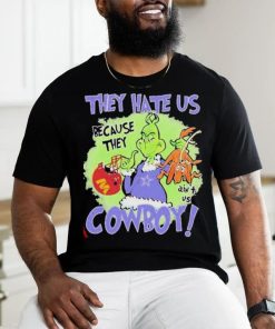 The Grinch Hey Hate Us Because They Ain’t Us Dallas Cowboy Washington Commanders Xmas shirt