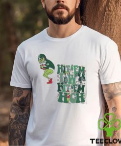 The Grinch Hit Em Low Hit Em High Philadelphia Eagles Christmas Shirt