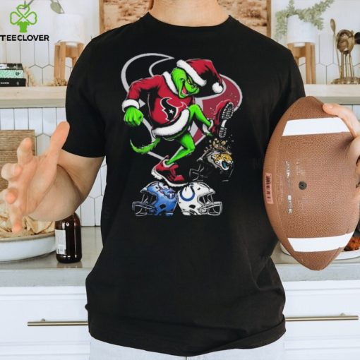 The Grinch Houston Texans Stomp On NFL Teams Christmas Shirt