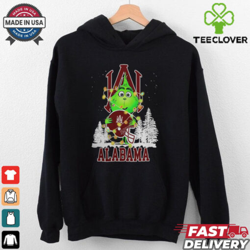 The Grinch Hug Alabama A_M Helmet Christmas Shirt