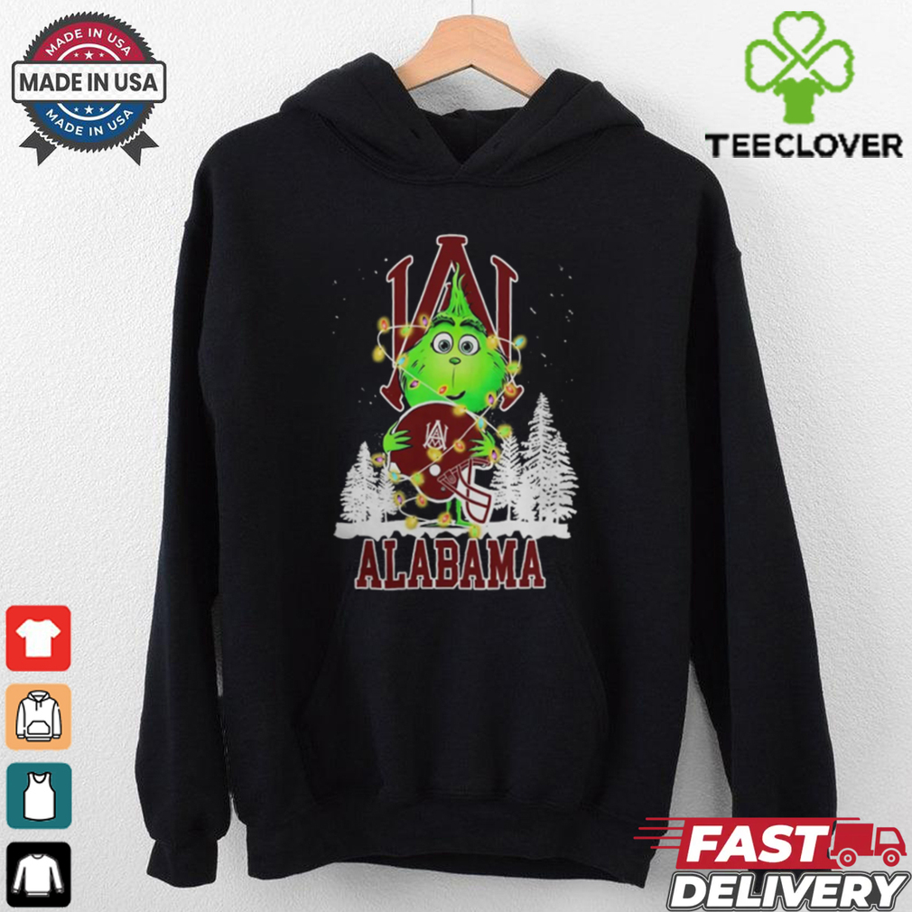 The Grinch Hug Alabama A_M Helmet Christmas Shirt The Grinch Hug Alabama A_M Helmet Christmas Shirt
