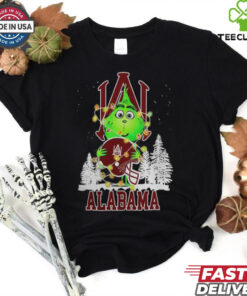 The Grinch Hug Alabama A_M Helmet Christmas Shirt