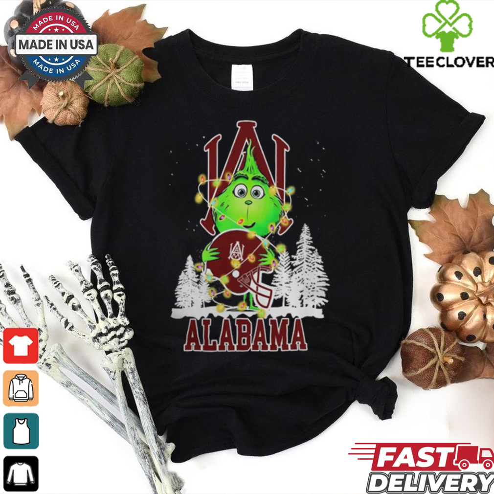 The Grinch Hug Alabama A_M Helmet Christmas Shirt The Grinch Hug Alabama A_M Helmet Christmas Shirt