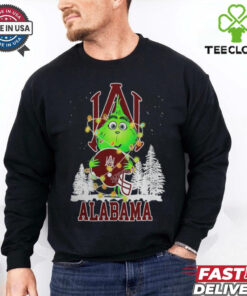The Grinch Hug Alabama A_M Helmet Christmas Shirt