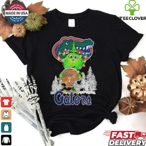 The Grinch Hug Florida Gators Helmet Christmas Shirt