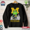 The Grinch Hug Missouri Tigers Helmet Christmas Shirt