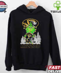 The Grinch Hug Missouri Tigers Helmet Christmas Shirt