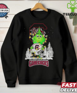 The Grinch Hug South Carolina Helmet Christmas Shirt