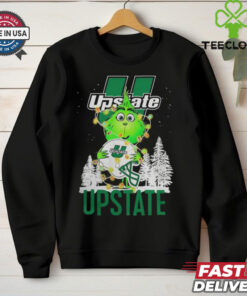 The Grinch Hug USC Upstate Helmet Christmas Shirt