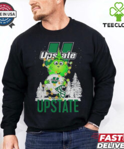 The Grinch Hug USC Upstate Helmet Christmas Shirt