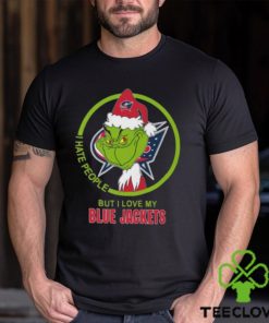 The Grinch I Hate People But I Love My Columbus Blue Jackets Logo T Shirt 2 The Grinch I Hate People But I Love My Columbus Blue Jackets Logo T Shirt