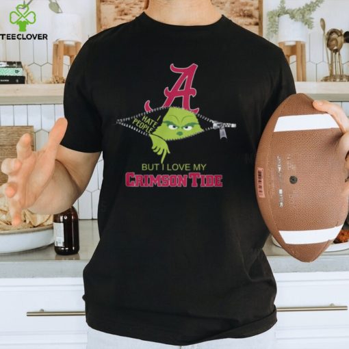 The Grinch I Hate People But I Love My Crimson Tide Classic T Shirt