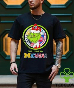 The Grinch I Hate People But I Love My Michigan Sports Teams Logo Tee Shirt 1 The Grinch I Hate People But I Love My Michigan Sports Teams Logo Tee Shirt