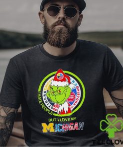 The Grinch I Hate People But I Love My Michigan Sports Teams Logo Tee Shirt 3 The Grinch I Hate People But I Love My Michigan Sports Teams Logo Tee Shirt