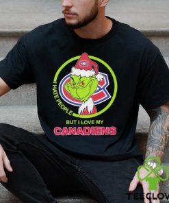 The Grinch I Hate People But I Love My Montreal Canadiens Logo T Shirt