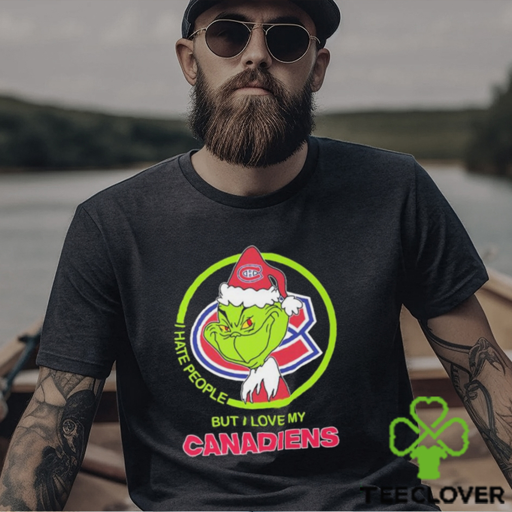 The Grinch I Hate People But I Love My Montreal Canadiens Logo T Shirt The Grinch I Hate People But I Love My Montreal Canadiens Logo T Shirt