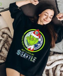 The Grinch I Hate People But I Love My Seattle Sports Teams Shirt