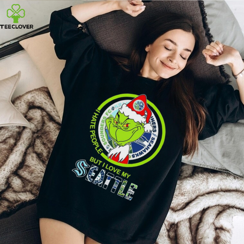 The Grinch I Hate People But I Love My Seattle Sports Teams Shirt The Grinch I Hate People But I Love My Seattle Sports Teams Shirt